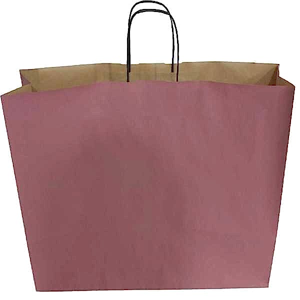 Kraft kağıt Çanta 50X13X40.5 Cm Lila 25 Adet