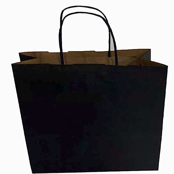Kraft kağıt Çanta 25X12X31 Cm Zara Lacivert 25 Adet