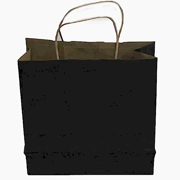 Kraft kağıt Çanta 45X14X50 Cm Siyah 50 Adet
