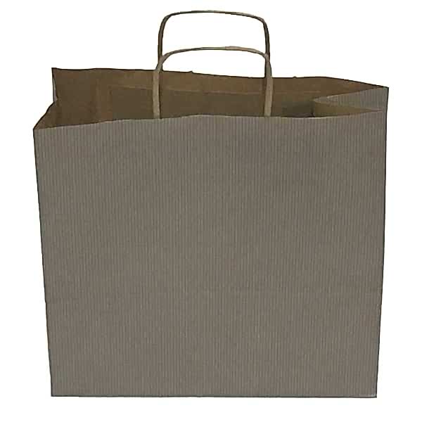 Kraft kağıt Çanta 32X12X41 Cm Gümüş 50 Adet