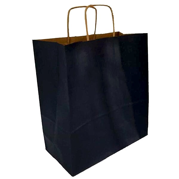 Kraft kağıt Çanta 32X12X41 Cm Lacivert 25 Adet