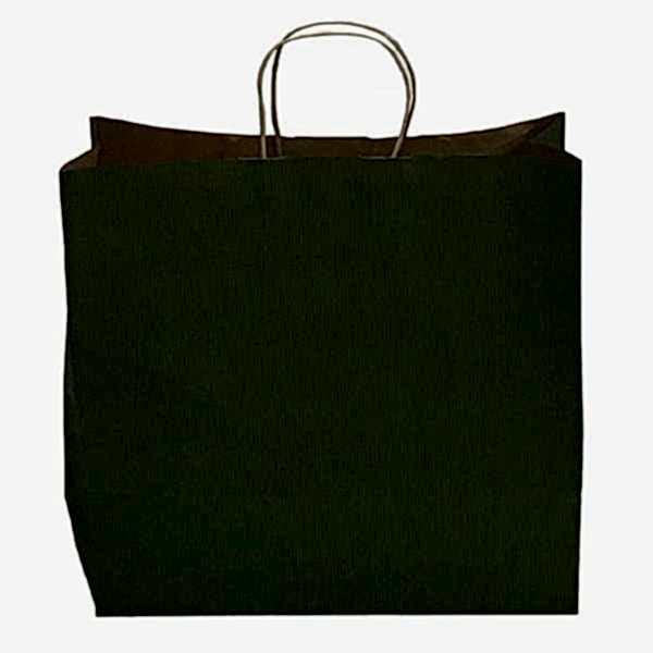 Kraft kağıt Çanta 45X14X50 Cm Yeşil 25 Adet