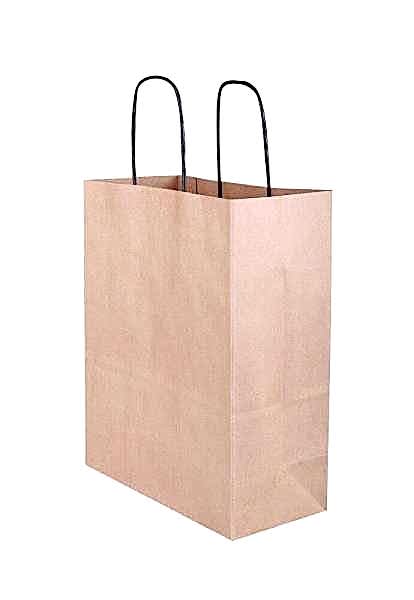 Kraft kağıt Çanta 19X8X24 Cm Kraft 50 Adet