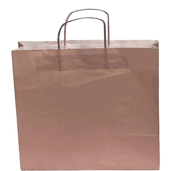 Kraft kağıt Çanta 32X12X41 Cm Pembe 25 Adet