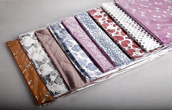 Hediye Ambalajı Bantlı Jelatin Paketleme Torbası 40 X 60 Cm Metalize Karışık Renkli  100 Lü 25 Paket Toplam 2.500 Adet