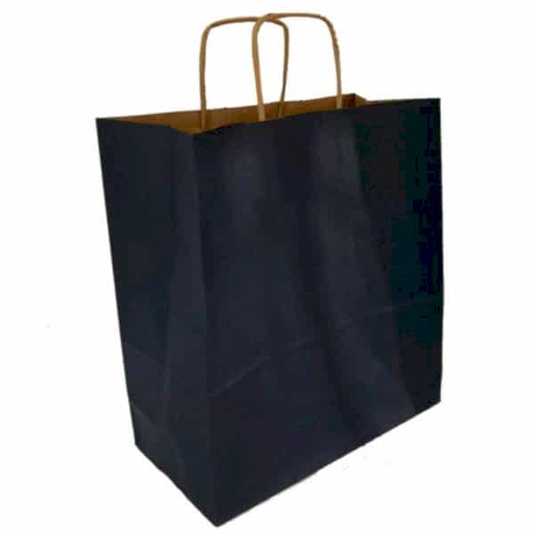 Kraft kağıt Çanta 25X12X31 Cm Lacivert 100 Adet