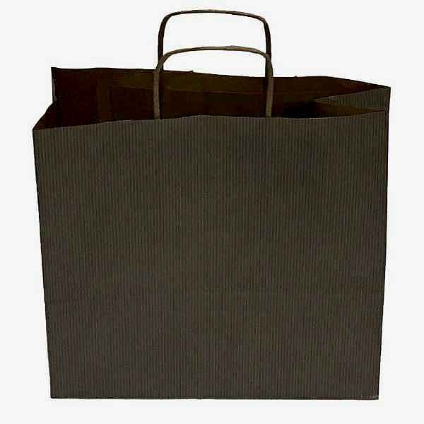 Kraft kağıt Çanta 32X12X41 Cm Gümüş 25 Adet