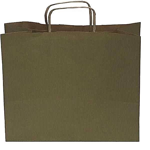Kraft kağıt Çanta 32X12X41 Cm Altın 100 Adet