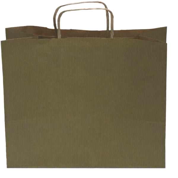 Kraft kağıt Çanta 32X12X41 Cm Altın 50 Adet