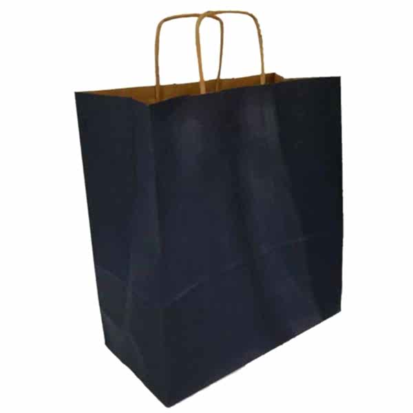 Kraft kağıt Çanta 45X14X50 Cm Lacivert Renk 100 Adet