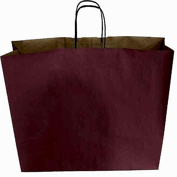 Kraft kağıt Çanta 50X13X40.5 Cm Lila 50 Adet