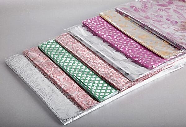 Hediye Ambalajı Bantlı Jelatin Paketleme Torbası 15 X 25 Cm Metalize Karışık Renkli  100 Lü 100 Paket Toplam 10.000 Adet