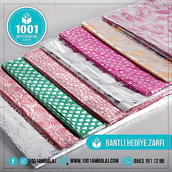 Hediye Torbası 30X45 Cm Metalize Karışık Renkli 100 Lü 1 Paket