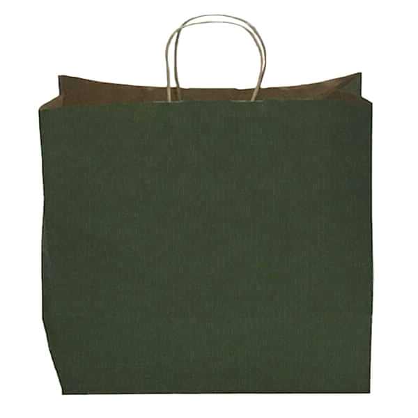 Kraft kağıt Çanta 45X14X50 Cm Yeşil 100 Adet