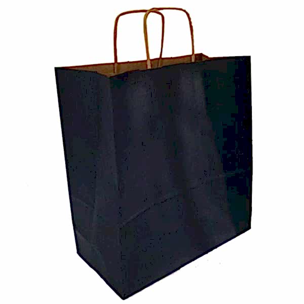 Kraft kağıt Çanta 25X12X31 Cm Lacivert 25 Adet