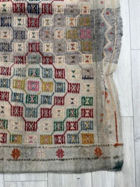 El Dokumasi Halı Kilim Yolluk Paspas Ölçü 242X131 Cm