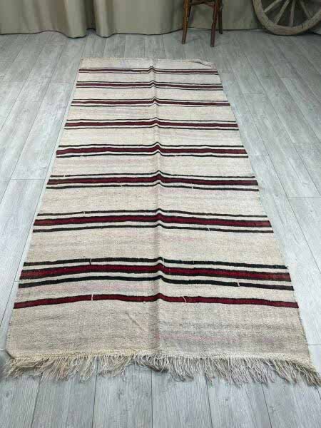 El Dokumasi Halı Kilim Yolluk Paspas Ölçü 268X121 Cm