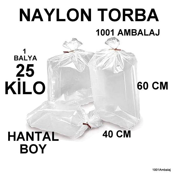 Naylon Torba 40X60 Cm Bakkaliye Torbası 25 Kilo 1 Balya 1001 Ambalaj