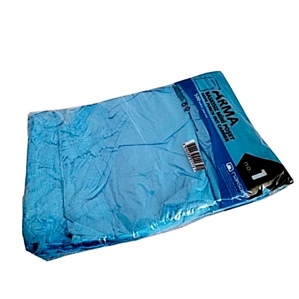 Blok Poşet 22X33 Cm Mavi Renk No:1 500 Adet Naksan