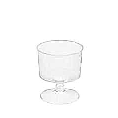 Bardak H Tip Ayakli 50 Ml Şeffaf Ayak Rubikap R.050 6 Adet