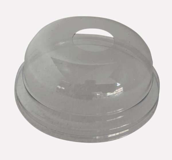 Bardak Kapağı 350 Ml Bombe Delikli Şeffaf 3,50 Gr 95 Mm 100 Adet