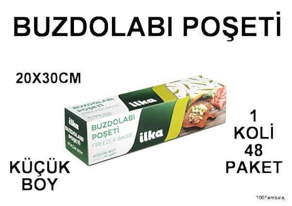 Buzdolabi Poşeti Küçük Boy 20X30 İlka 48 Adet 1 Koli