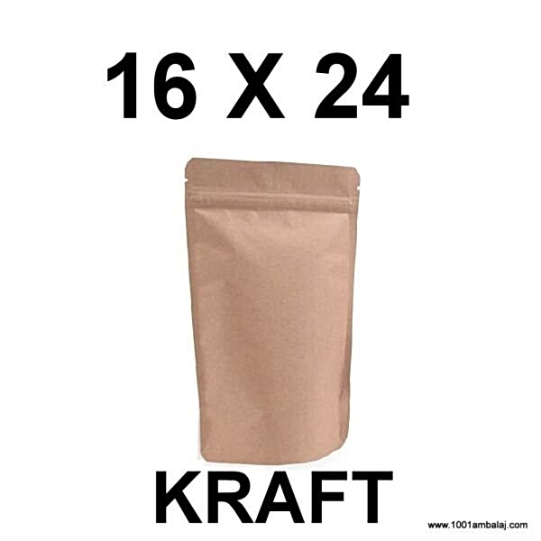 16X24 Cm Kraft Renk Doypack Torba /32/