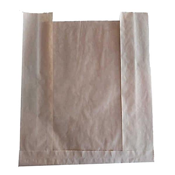 Kese Kağıdı Çizgili Şamua Kraft Pencereli 25X33 Cm 1 Kilo