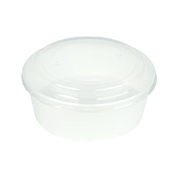 Salata kabı Karton Altlik Beyaz 1250 Cc 38 Oz 25 Adet (kapaklı)