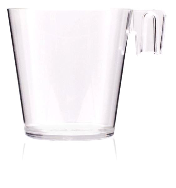 Plastik Türk Kahvesi Fincani Şeffaf Rubikap Rd.C100 15 Adet