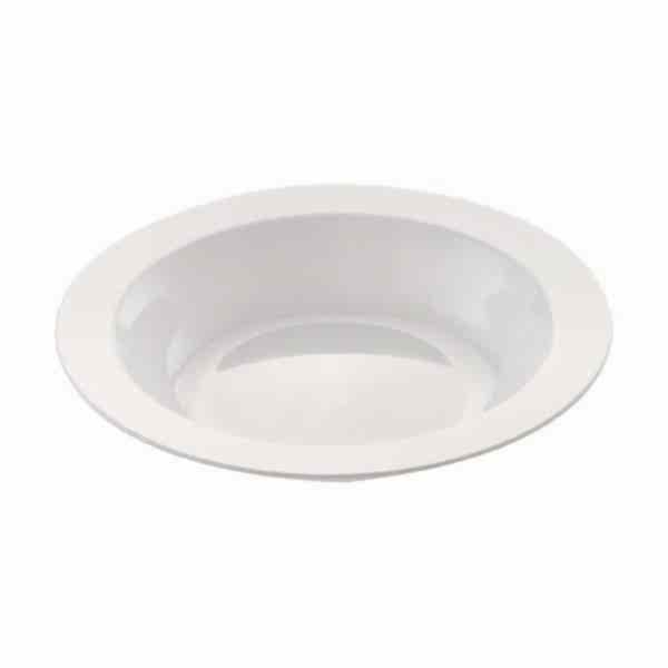 Plastik Çukur Tabak 19 Cm Beyaz Rubikap Pl.P19 10 Adet