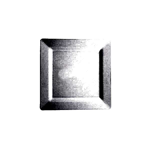 Plastik Kare Tabak 22X22 Cm Beyaz Rubikap Pl.S22 10 Adet