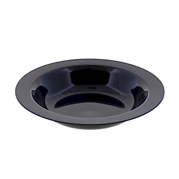 Plastik Çukur Tabak 19 Cm Siyah Rubikap Pl.P19 10 Adet