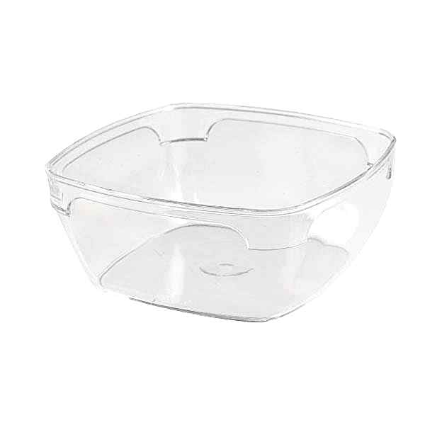 Kristal Kare Kase 300 Ml Şeffaf Rubikap Sb.D11 12 Adet