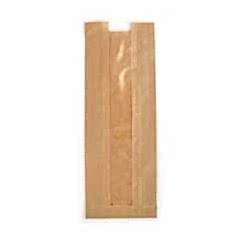 Kese Kağıdı Çizgili Şamua Kraft Pencereli 15X40 1 Kilo