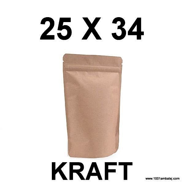 25X34 Cm Kraft Renk Doypack Torba /36/