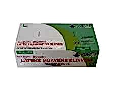 Eldiven Arti Pudralı Latex Büyük Boy Beyaz Eldiven 1 Paket