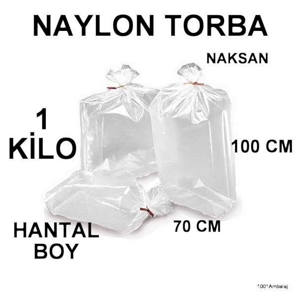 Naylon Torba 70X100 Cm Bakkaliye Torbası 1 Kilo Naksan