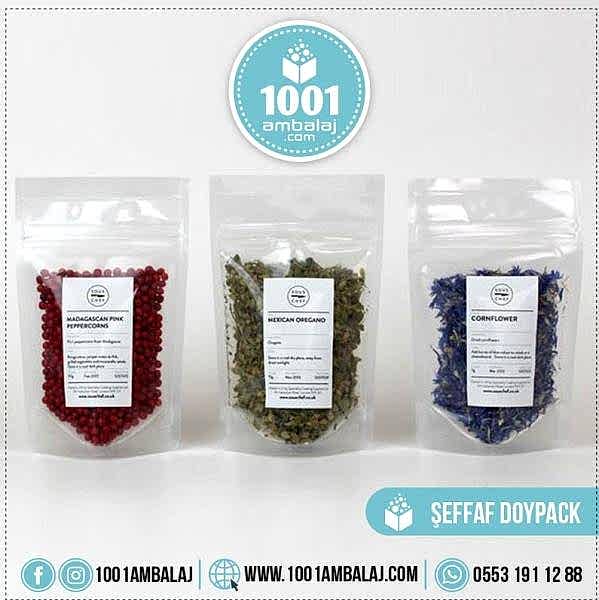 18X29 Cm 1 Baskılı Şeffaf Renkli Tek Taraf Tek Renk Doypack Torba 750 Gr /74/
