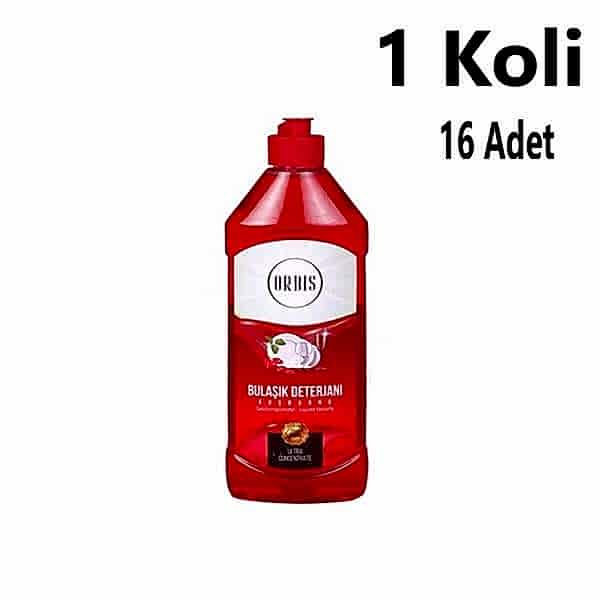 Bulaşik Deterjani 750 Ml Kuşburnu Orbis 16 Adet 1 Koli