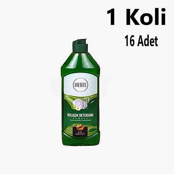 Bulaşik Deterjani 750 Ml Elma Orbis 16 Adet 1 Koli
