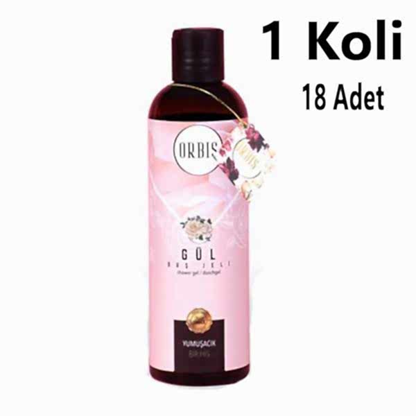 Duş Jeli 400 Ml Gül Orbis 18 Adet 1 Koli