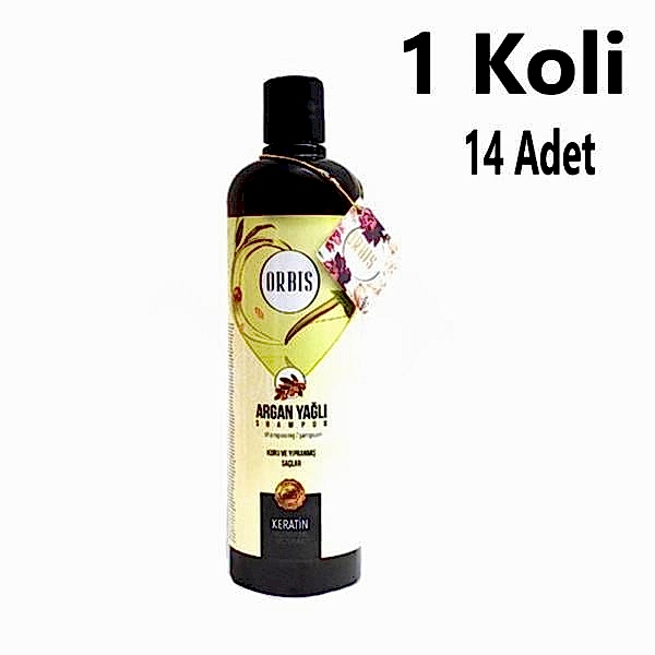 Şampuan 700 Ml Argan Orbis 14 Adet 1 Koli