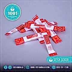 Şeker Stick 3 Gram 1000 Adet Beyaz Şeker