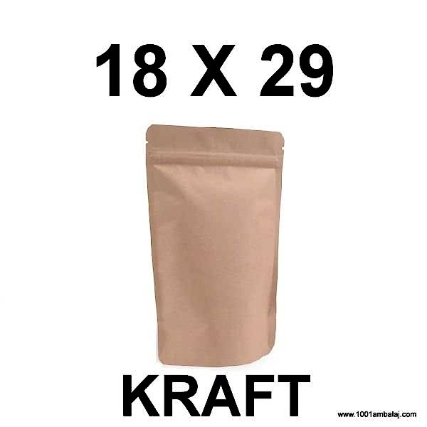 18X29 Cm Kraft Renk Doypack Torba /34/