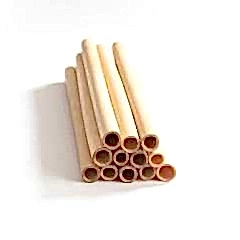Ahşap Pipet Sazlik Boy 20 Cm Çap 7-10 Mm 100 Adet