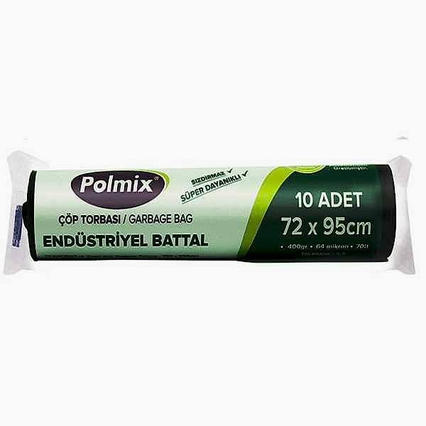 Çöp Torbası Polmix Endüstiriyel 400 Gram 72X95 Mavi 1 Paket
