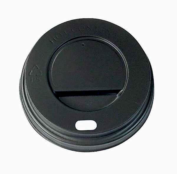 Bardak Kapak 8 Oz Sicak Siyah Kapak 2,70 Gr 100 Adet