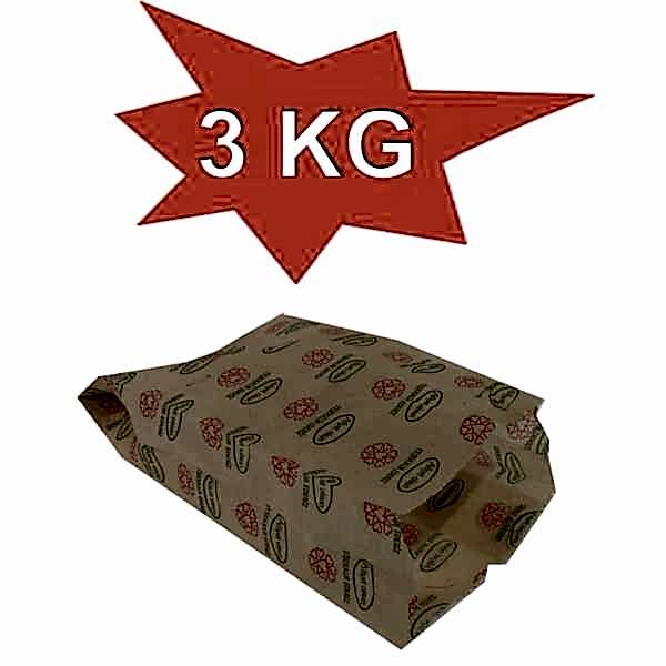Kese Kağıdı Sari Yağlı Piyasa Baskılı 500 Gramlık 3 Kilo