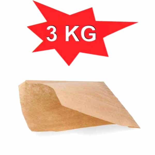 Kese Kağıdı Çizgisiz Şamua Kraft Sandviç 3 Kilo